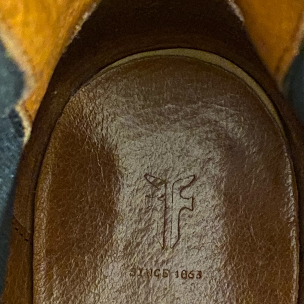 Frye Leather Chelsea Booties - Blk 8.5 - Picture 5 of 7